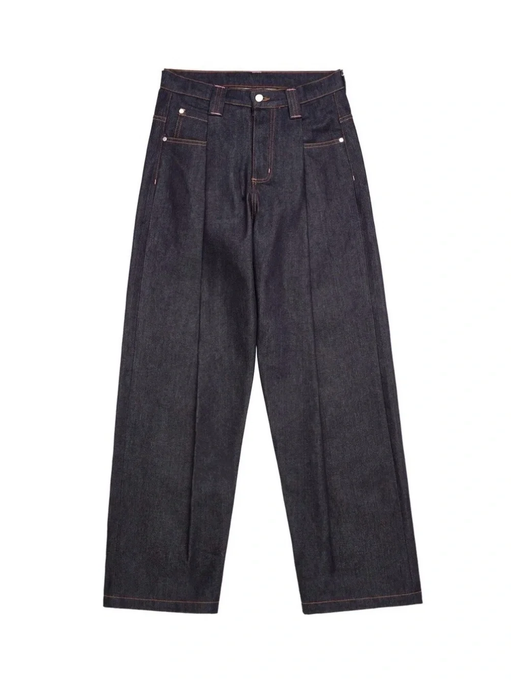 SKYLRK Pleated Denim Jean | RAW